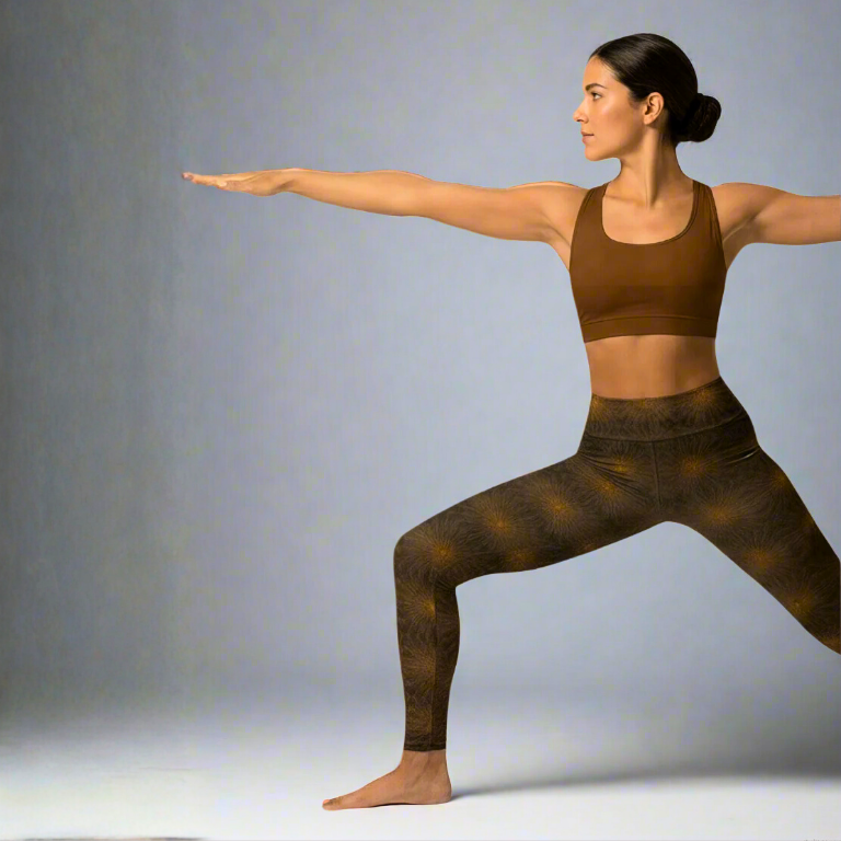 Lady Yoga in Pixie and Sherbet activewear