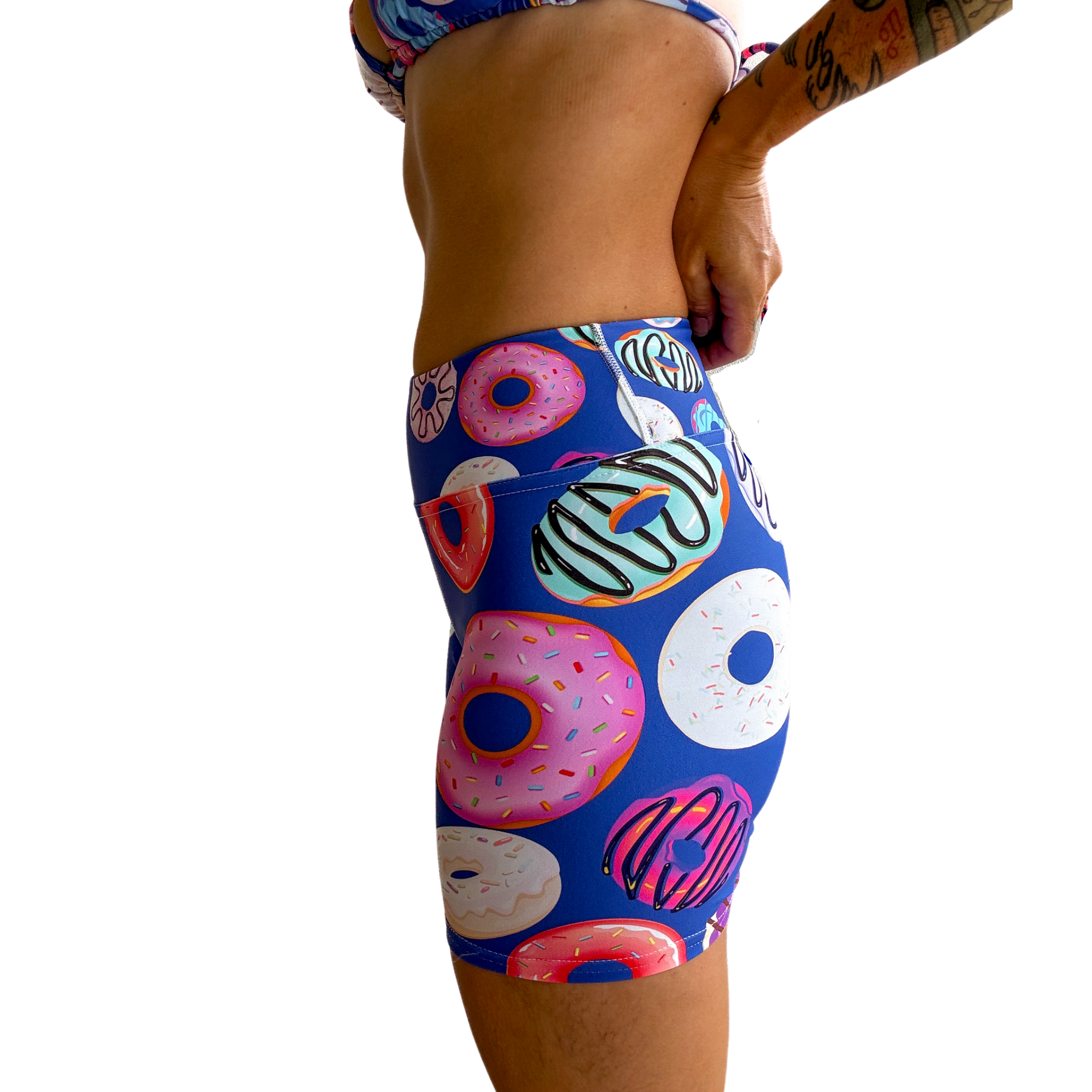 Yummy Donut Yoga Shorts