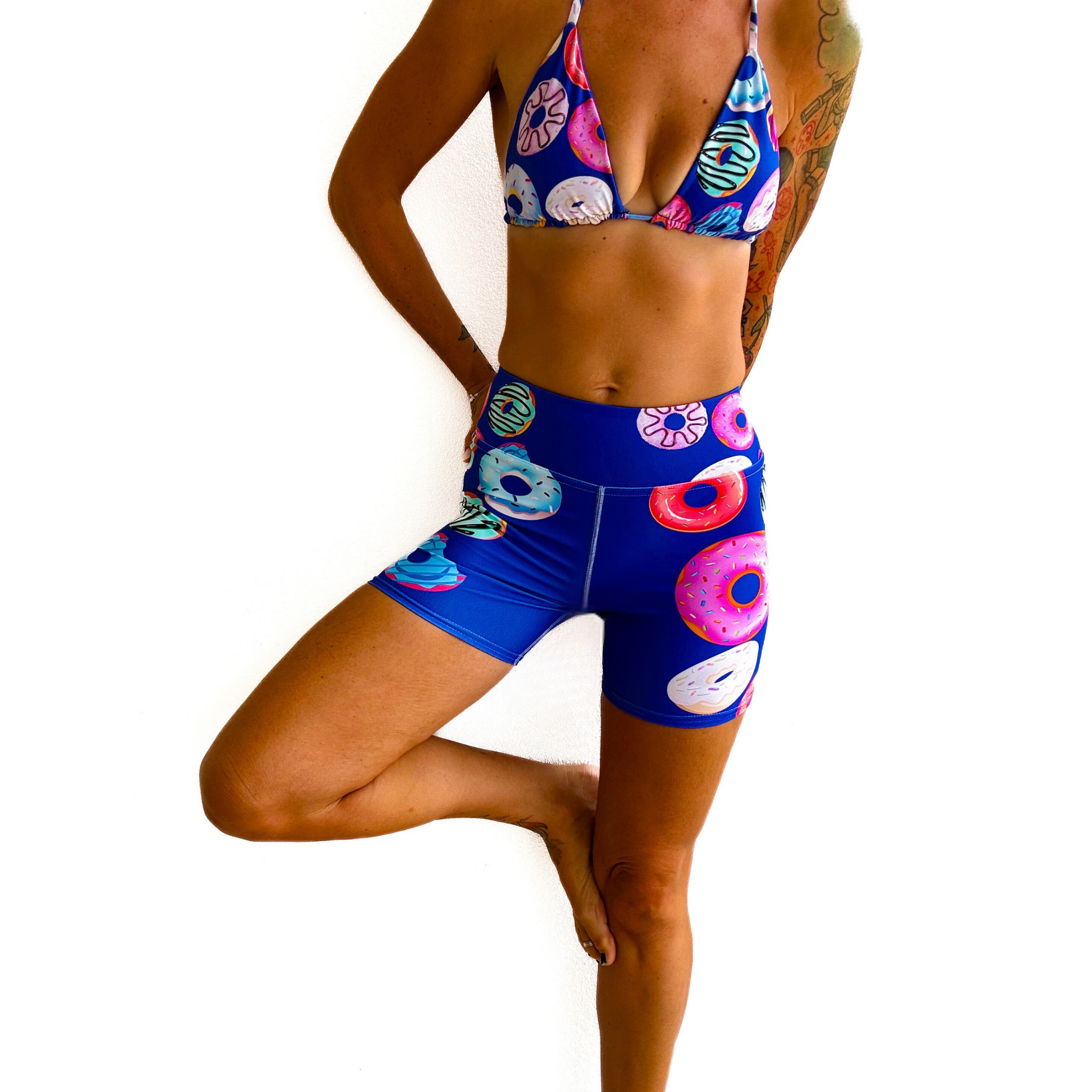 Yummy Donut Yoga Shorts