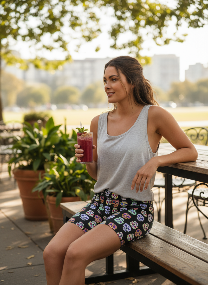 Eternal Bloom Yoga Shorts