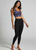 Blue Voltage Longline Sports Bra