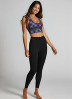 Blue Voltage Longline Sports Bra