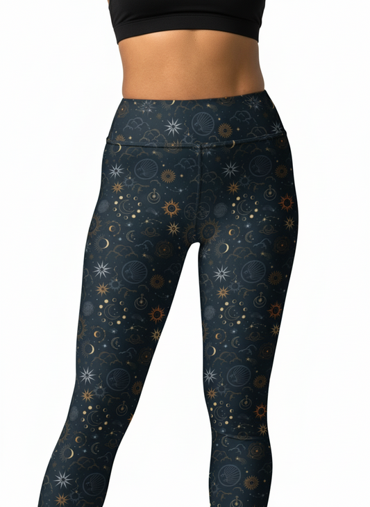 Celestial Luxe Yoga Leggings