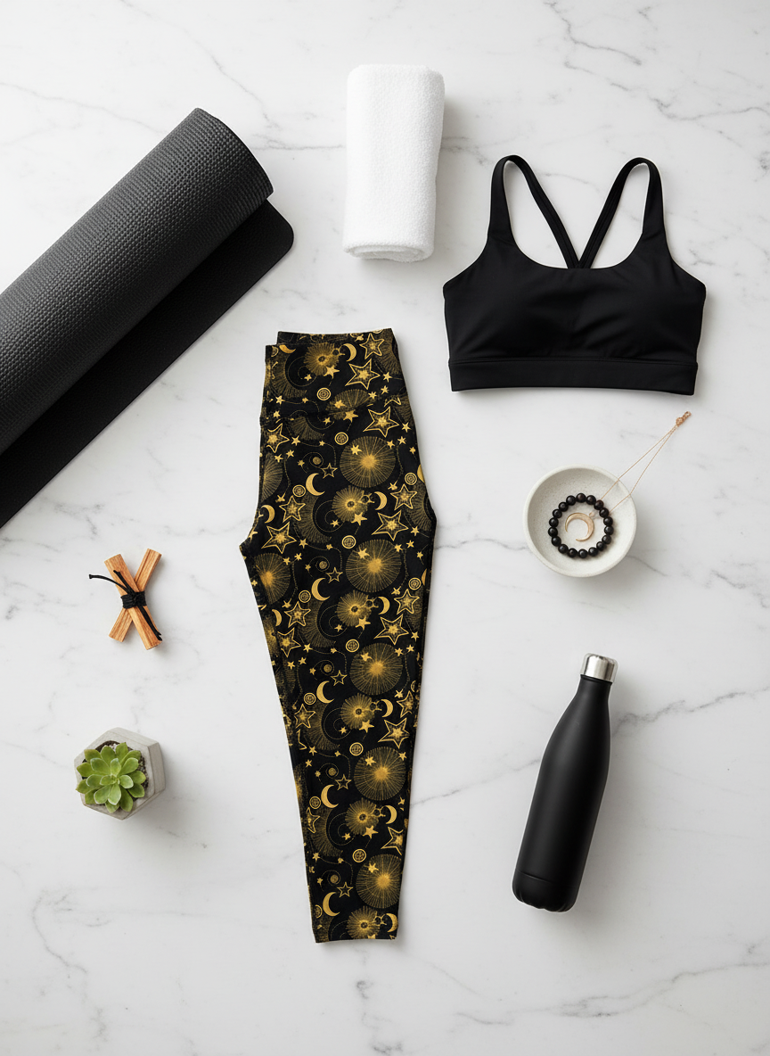 Midnight Halo Yoga Leggings