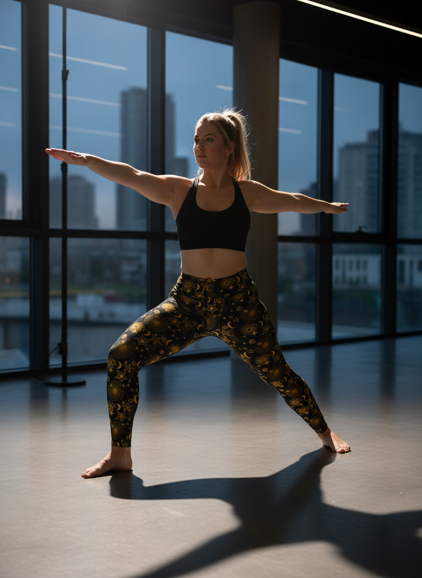 Midnight Halo Yoga Leggings