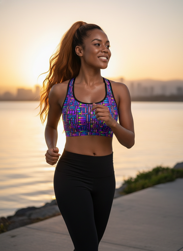 Pixel Pulse Essential Active Bra
