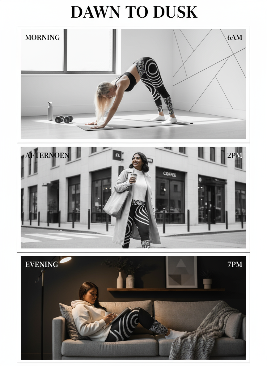 Lunar Loops Yoga Leggings - One pair all day, from yoga to evening wear