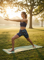 Cosmic Calm Yoga Shorts