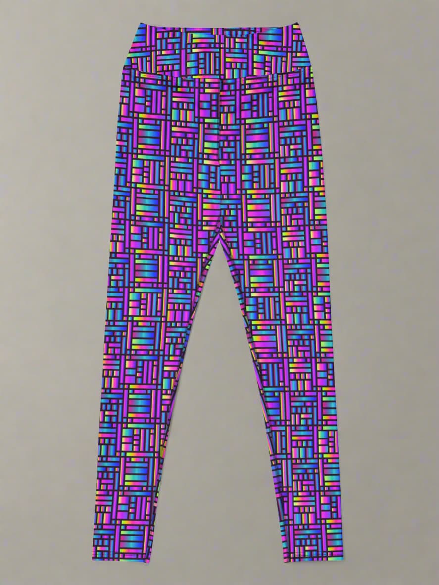 Pixel Pulse Yoga Leggings