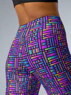 Pixel Pulse Yoga Leggings