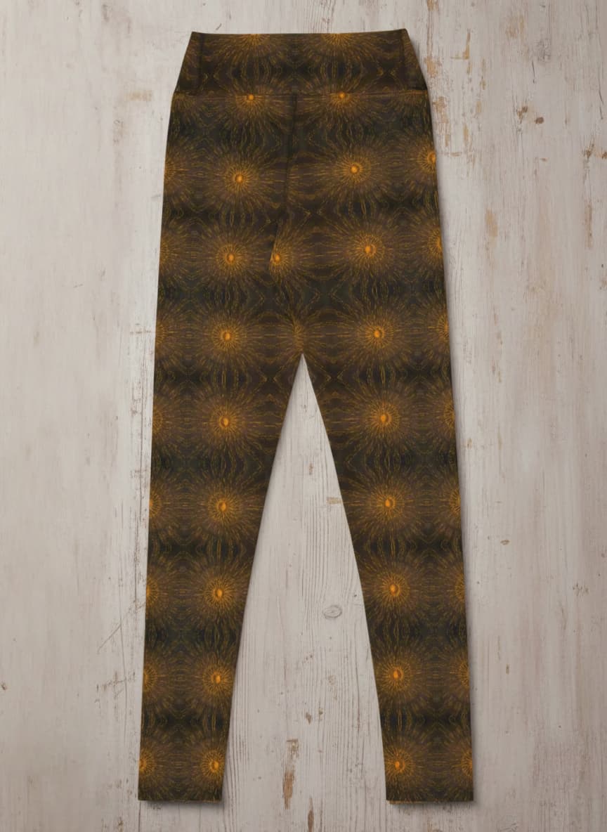 Rustic Amber Yoga Leggings
